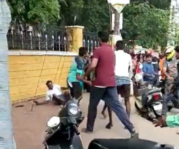 தந்தை மீது தாக்குதல் 