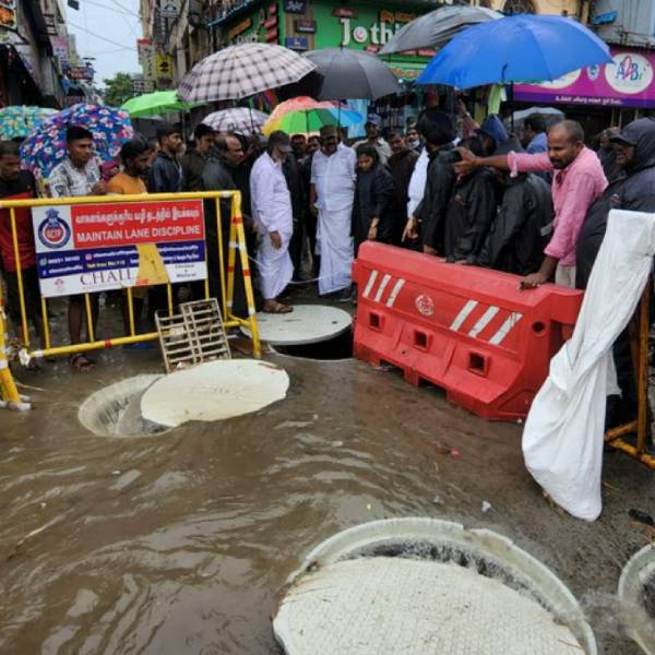 மழைநீர் தேங்கவில்லை 