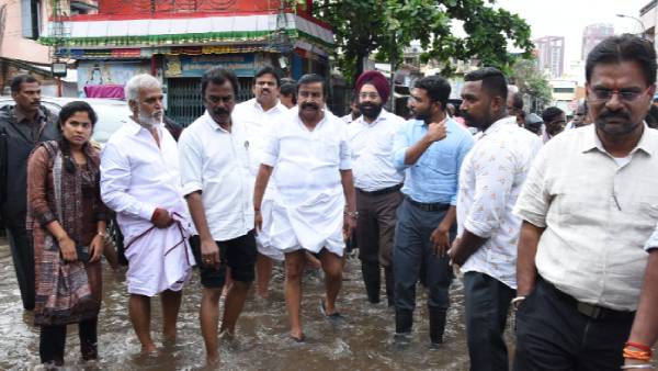  சென்னையில் வடிந்த மழைநீர் 