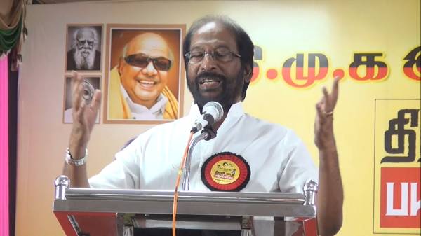 எழுந்து சென்ற தொண்டர் 