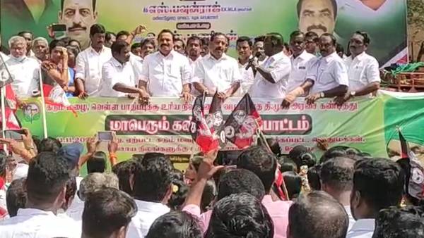 திமுக அமைச்சருக்குப் பதிலடி திமுக அமைச்சருக்குப் பதிலடி