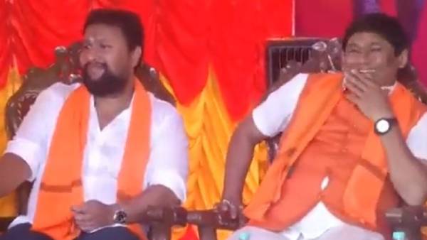 ரவுடியுடன் பாஜக எம்.பி.க்கள் 