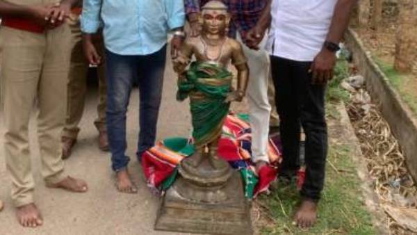 தானே செய்த சிலை 