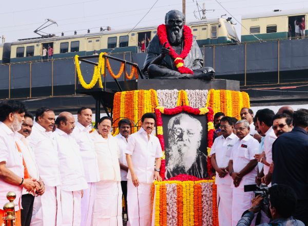 TN CM MK Stalin tributes Periyar 49th Death Anniversary 