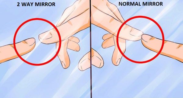 கண்ணாடியில் கண்டுபிடிப்பது எப்படி? 