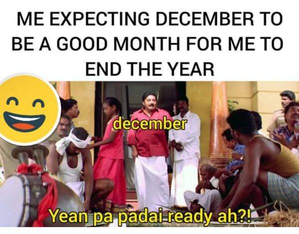 Funny memes collection on december month