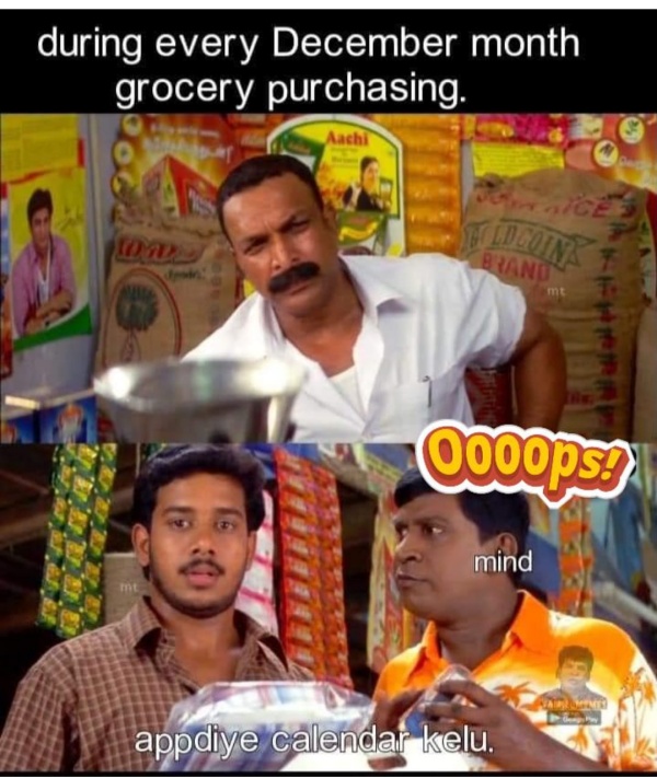  New year memes : Funny memes collection on new year calender 22-12-2022