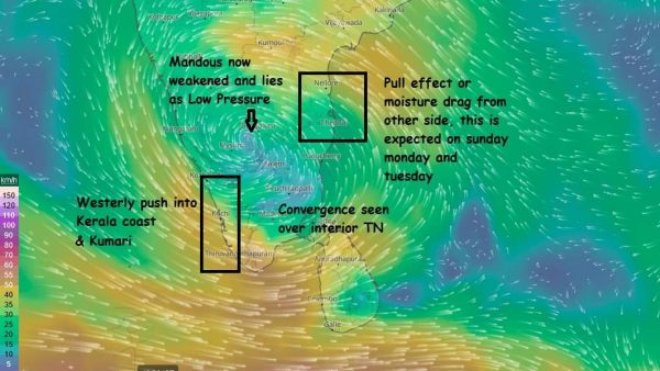 கரையை கடந்த புயல் 
