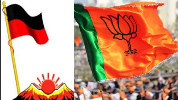 பாஜக நினைப்பதை திமுக செய்கிறது பாஜக நினைப்பதை திமுக செய்கிறது