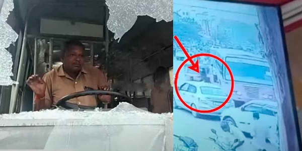 ஹார்ன் அடித்துக்கொண்டே வந்த...