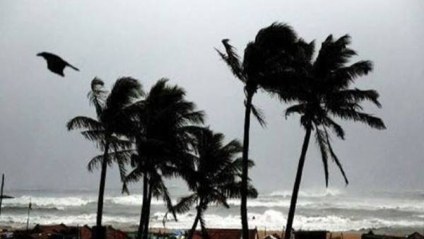 65 கி.மீ வேகத்தில் சூறாவளி 