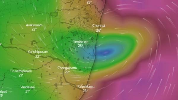 கரையை கடந்த புயல் 