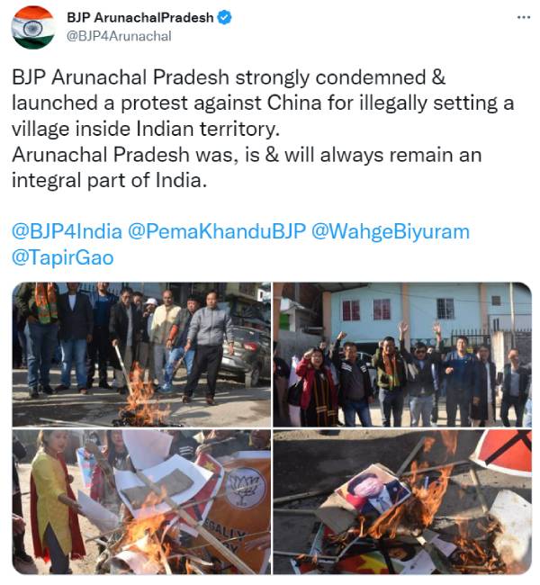 China illegally setting a village inside Indian territory, says Arunachal Pradesh BJP