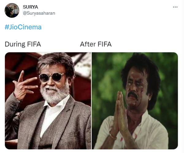 ஜியோ சினிமாவுக்கு டாட்டா 