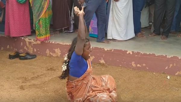 சாமியாடி பெண் சாமியாடி பெண்