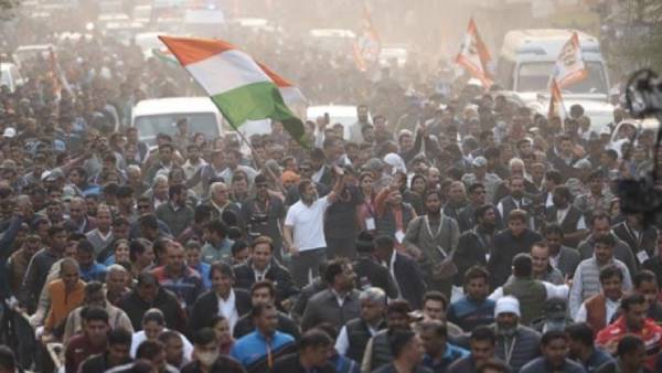  ராகுலுக்கு உற்சாக வரவேற்பு 