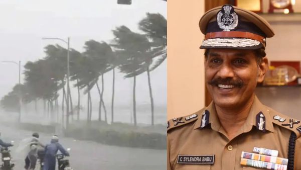 Cyclone rain be ready to help people says DGP Sylendra Babu orders to police Cyclone rain be ready to help people says DGP Sylendra Babu orders to police