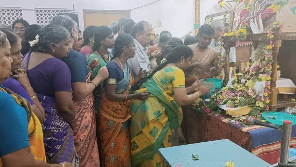Tiruppur krishnan and Indira Soundrarajan spiritual speech at Madurai anshathin anugraham