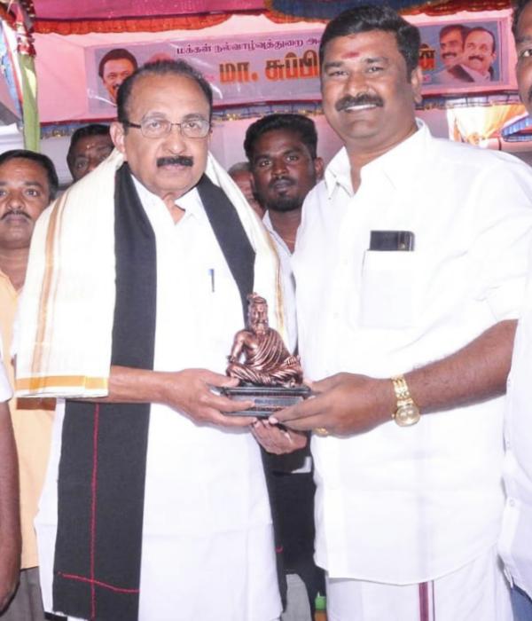 The shadow of Dr. Saravanan, Karu sundar joined the MDMK