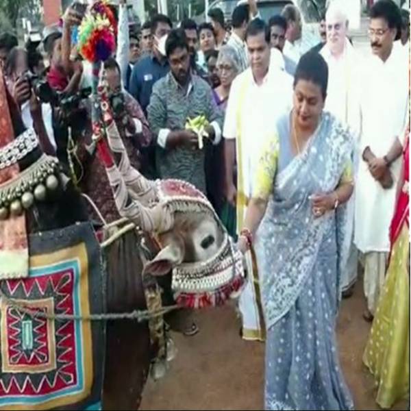Minister Roja Inaugurated The Sankranti Celebrations in Tirupati 