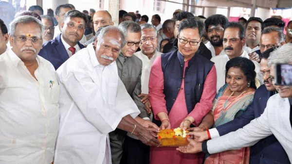 Union Govt will positively consider demand for Madras HC bench in Puducherry: Kiren Rijju Union Govt will positively consider demand for Madras HC bench in Puducherry: Kiren Rijju