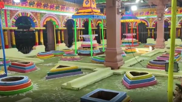 Palani shines in the light like a floating ship tamil ignore at Yagasalai Kumbabhisegam 