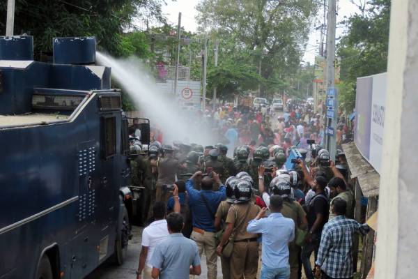 Eelam Tamils protest against Sri Lankan President Ranil Wickremesinghe visits Jaffna Eelam Tamils protest against Sri Lankan President Ranil Wickremesinghe visits Jaffna