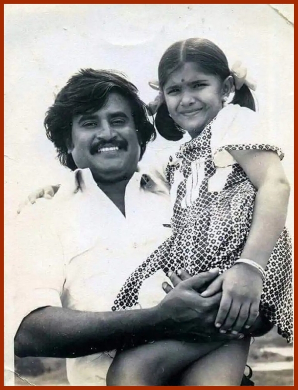 ரஜினியின் கையில் அனுராதா 