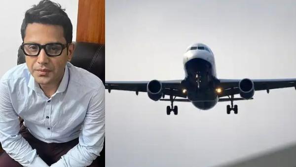 கோ பர்ஸ்ட் விமானத்தில்... 