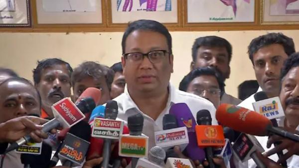 விருப்ப மனு அளித்த சஞ்சய் சம்பத் 