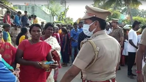  பலத்த போலீஸ் பாதுகாப்பு 