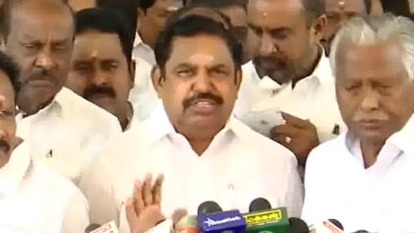 எடப்பாடி பழனிசாமி வெளிநடப்பு 