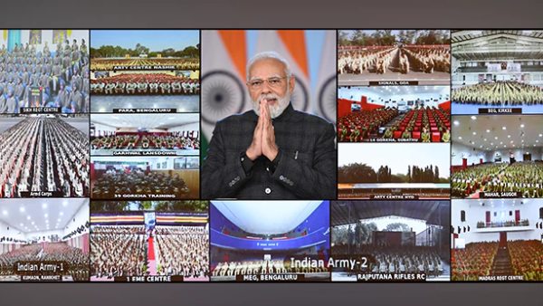 Prime Minister Narendra Modi congratulates Agniveers 