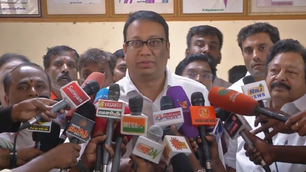 Erode East By election: Sanjay Sampath campaign for father E.V.K.S. Elangovan 