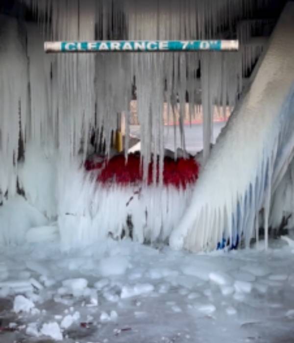 பனிப்புயல் மற்றும் மழையால் 