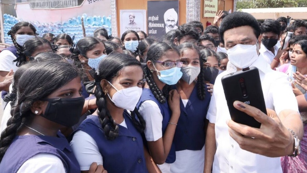 Chief Minister MK Stalin speech in the School students Art Festival Ceremony in chennai 