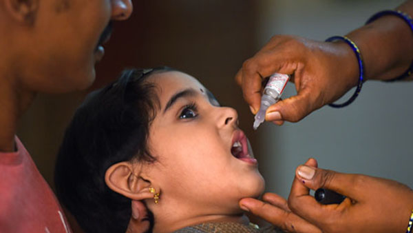 Polio drops camp across Tamil Nadu Today 