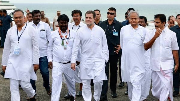 குமரியில் துவங்கிய ஜோடோ யாத்திரை