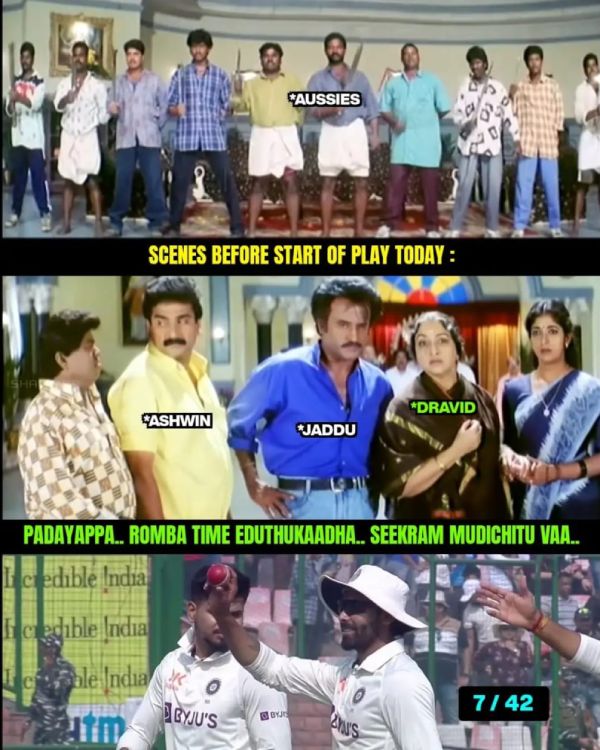 Funny memes collection on Ashwin-Jadeja’s bowling in IND vs AUS test match Funny memes collection on Ashwin-Jadeja’s bowling in IND vs AUS test match