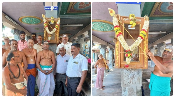 Murugan Vel Pooja in the Tirupur Sivanmalai Aandavar temple Utharavupetti 