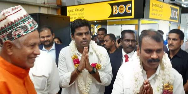 Union Minister L Murugan, Annamalai visit Sri Lanka 
