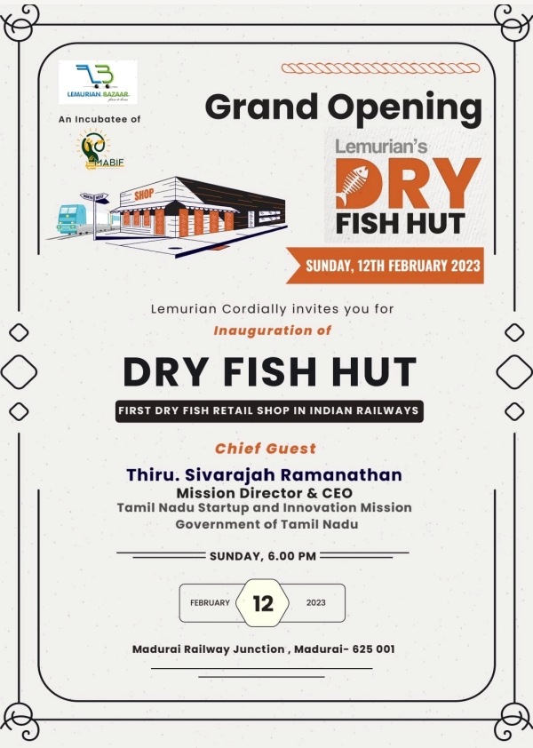 One Station One Product: Karuvadu shop open at Madurai railway station 