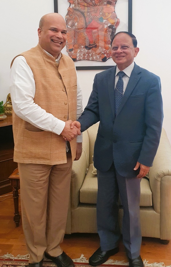 Sri Lankn envoy meets Union ministers, secretaries on Ranil visit to India 