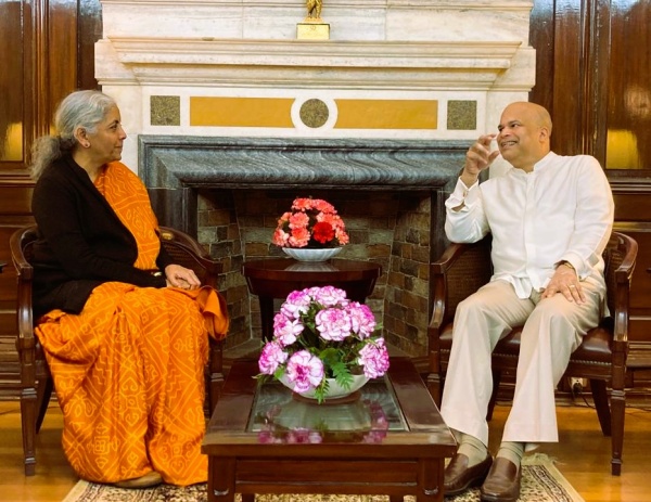 Sri Lankn envoy meets Union ministers, secretaries on Ranil visit to India 