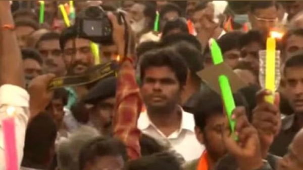Police registered a case against 3,500 people including Annamalai in Chennai 