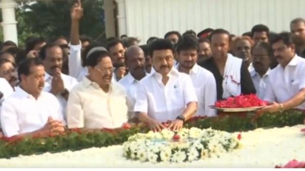 C.N. Annadurai death anniversary: DMK Peace rally led by Chief Minister Stalin, Chennai C.N. Annadurai death anniversary: DMK Peace rally led by Chief Minister Stalin, Chennai