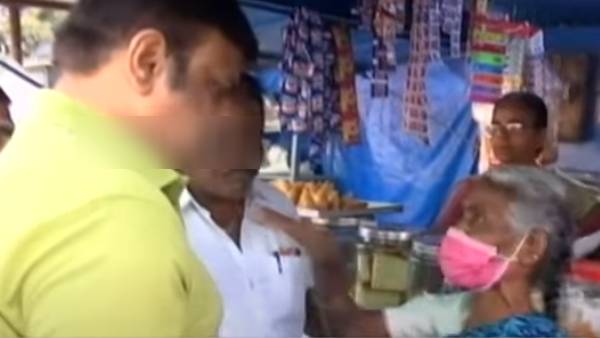 சுதீசிடம் பணம் கேட்ட மூதாட்டி சுதீசிடம் பணம் கேட்ட மூதாட்டி