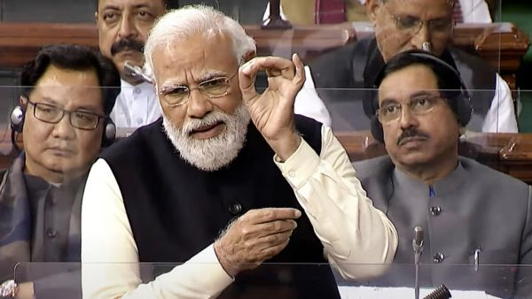  பிரதமர் நரேந்திர மோடி பதிலுரை