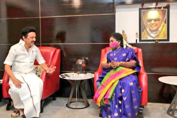 Telangana Governor Tamilisai Soundararajan and Ilayaraja wishes Tamil Nadu CM M.K. Stalin 70th Birthday Telangana Governor Tamilisai Soundararajan and Ilayaraja wishes Tamil Nadu CM M.K. Stalin 70th Birthday