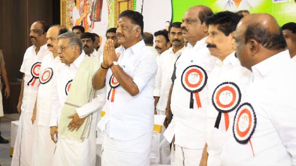 ஓபிஎஸ் ஆலோசனைக் கூட்டம் 